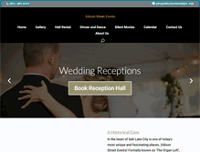 Tablet Screenshot of edisonstreetevents.com